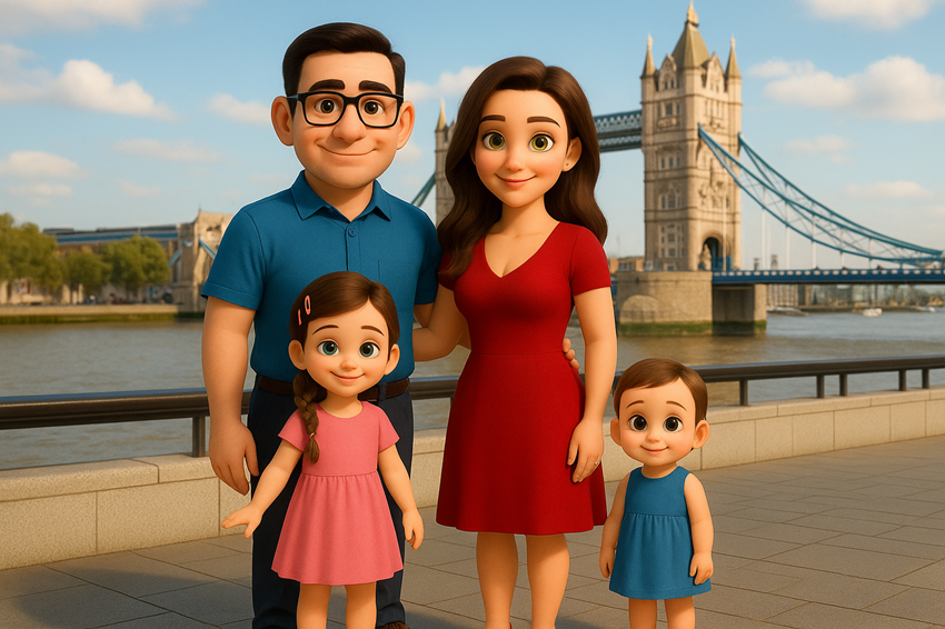 Ian, Adéla, Dianka and Bianka – The Florner Family
